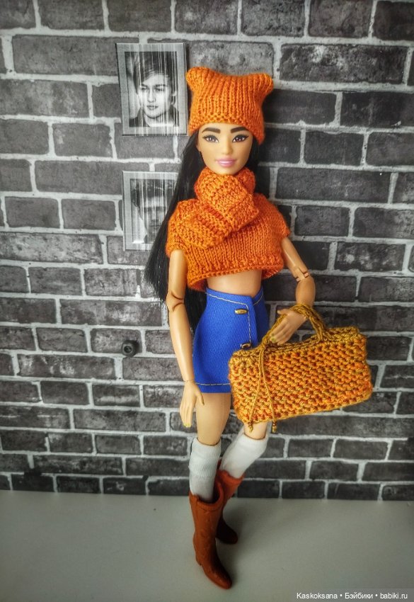 Оранжевое настроение — Одежда и обувь для кукол своими руками: фото (фото 2)