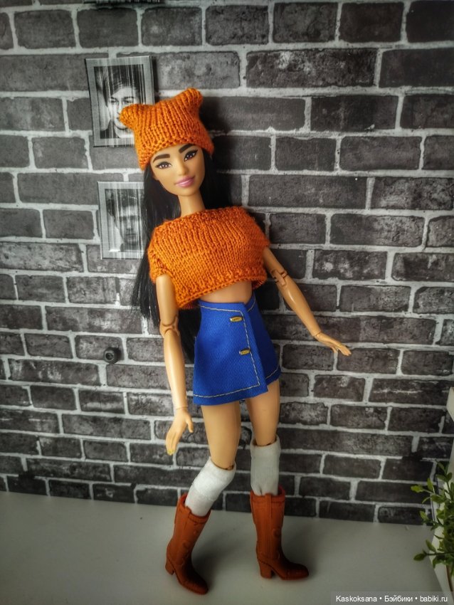 Оранжевое настроение — Одежда и обувь для кукол своими руками: фото (фото 5)