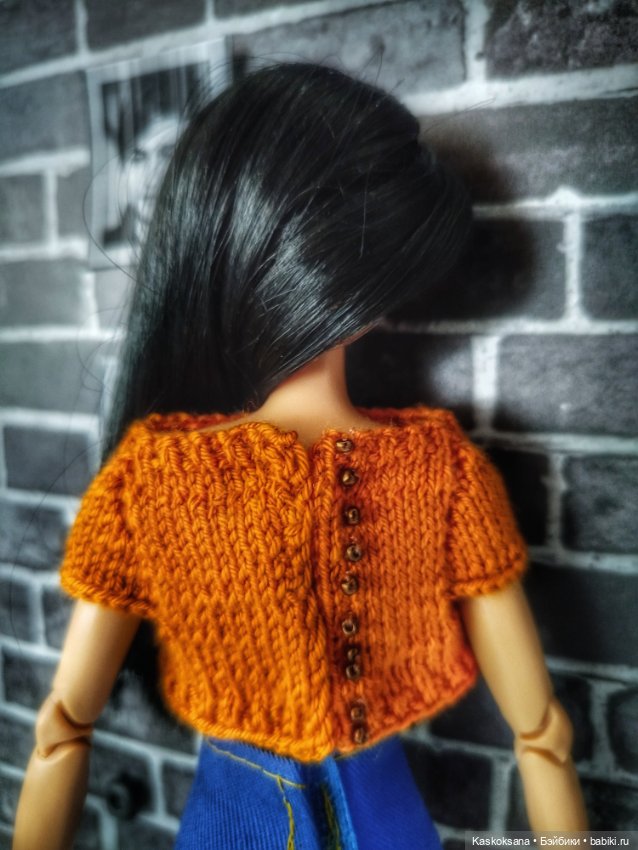 Оранжевое настроение — Одежда и обувь для кукол своими руками: фото (фото 8)