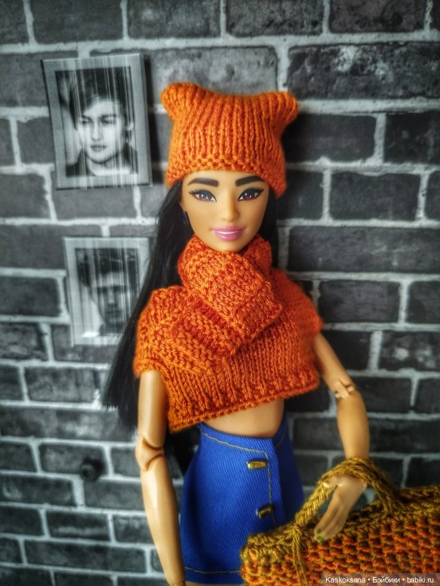 Оранжевое настроение — Одежда и обувь для кукол своими руками: фото (фото 6)