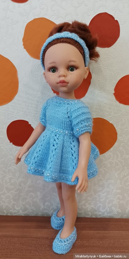 Одежда для куклы.Вязаная одежда для куклы Паола Рейна (фото 7)