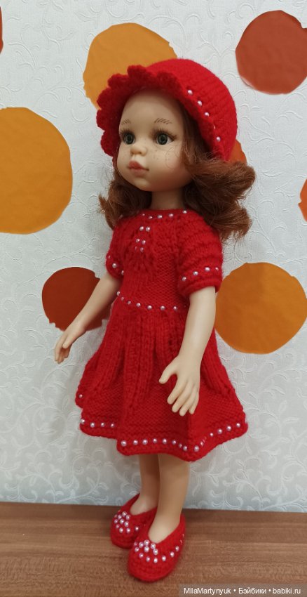 Одежда для куклы.Вязаная одежда для куклы Паола Рейна (фото 8)