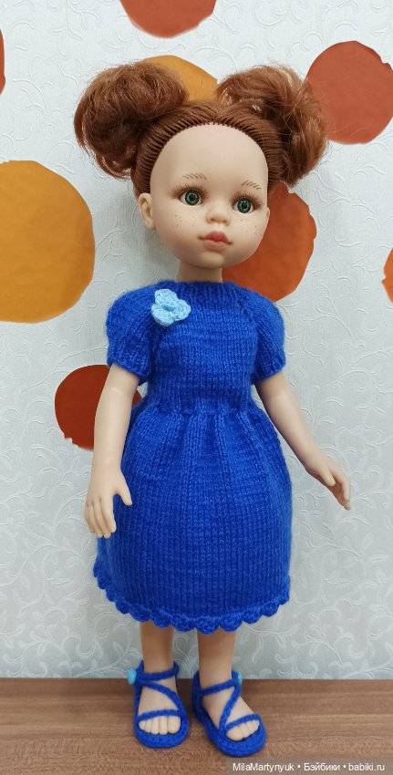 Одежда для куклы.Вязаная одежда для куклы Паола Рейна (фото 3)