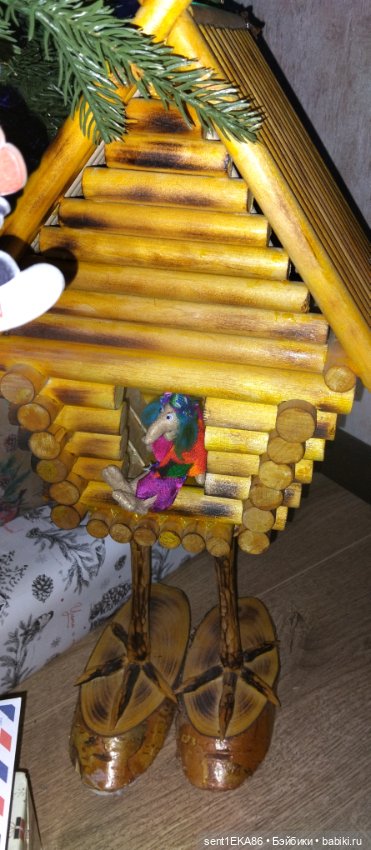 Бабушка яга — Авторские куклы из шерсти (валяние): сухое (фото 3)