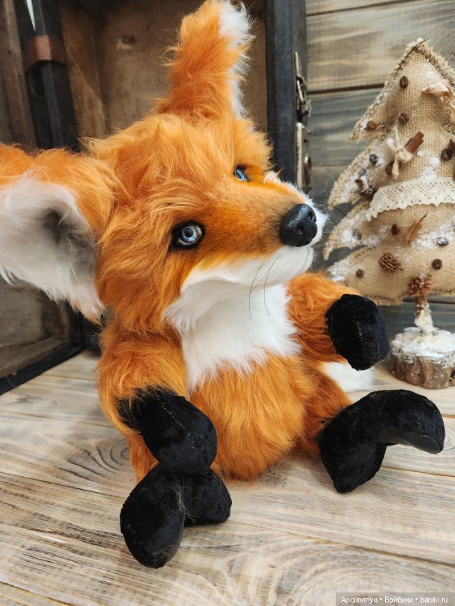 Rolf-ручной лис — Авторские мишки Тедди и друзья: фото (фото 2)