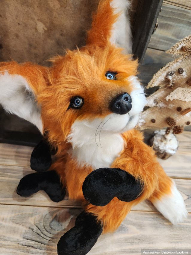 Rolf-ручной лис — Авторские мишки Тедди и друзья: фото