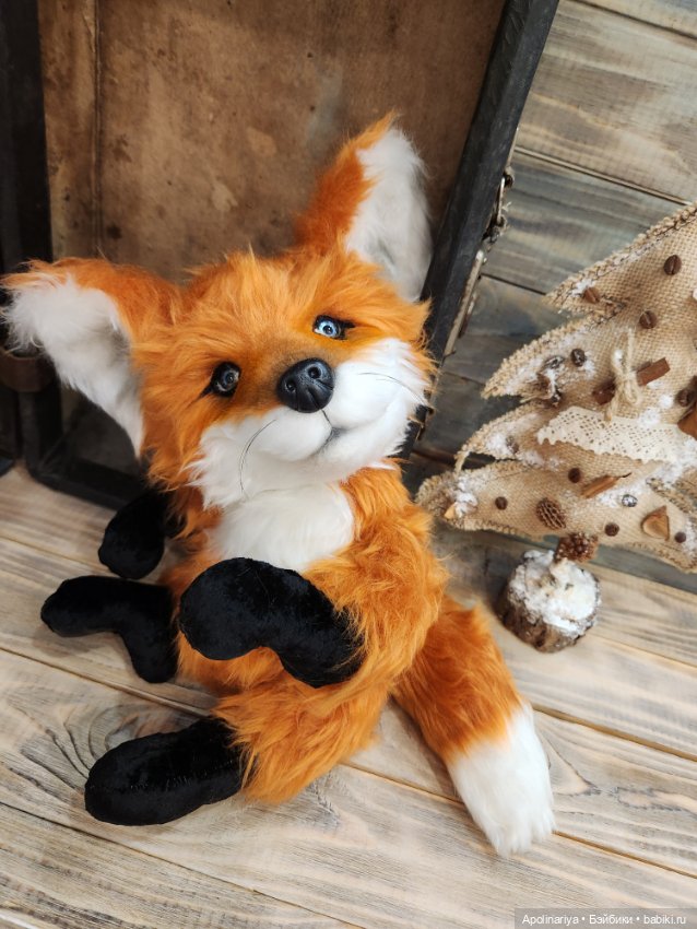 Rolf-ручной лис — Авторские мишки Тедди и друзья: фото