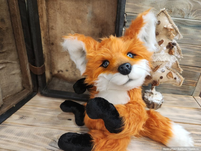 Rolf-ручной лис — Авторские мишки Тедди и друзья: фото