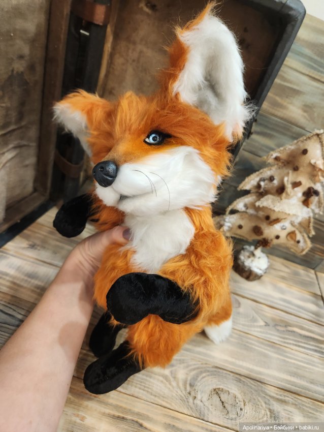 Rolf-ручной лис — Авторские мишки Тедди и друзья: фото