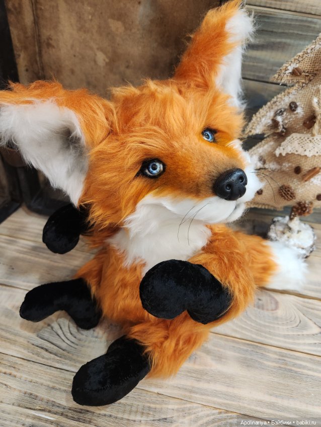 Rolf-ручной лис — Авторские мишки Тедди и друзья: фото