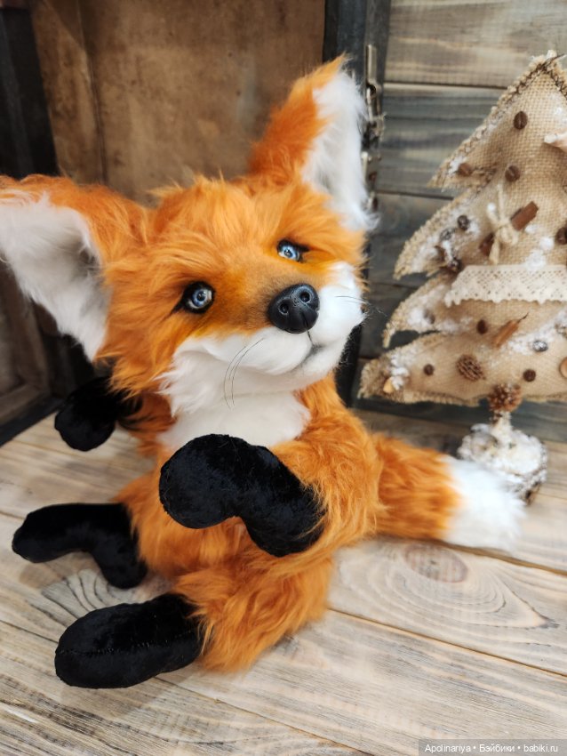 Rolf-ручной лис — Авторские мишки Тедди и друзья: фото