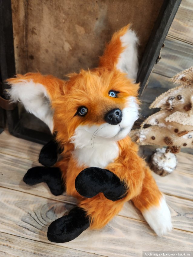 Rolf-ручной лис — Авторские мишки Тедди и друзья: фото