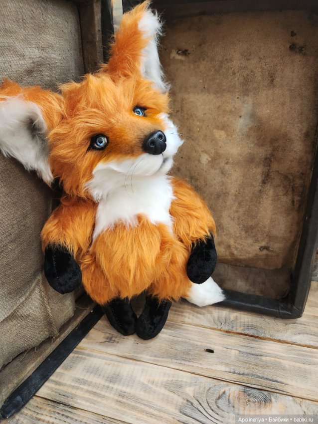 Rolf-ручной лис — Авторские мишки Тедди и друзья: фото (фото 7)