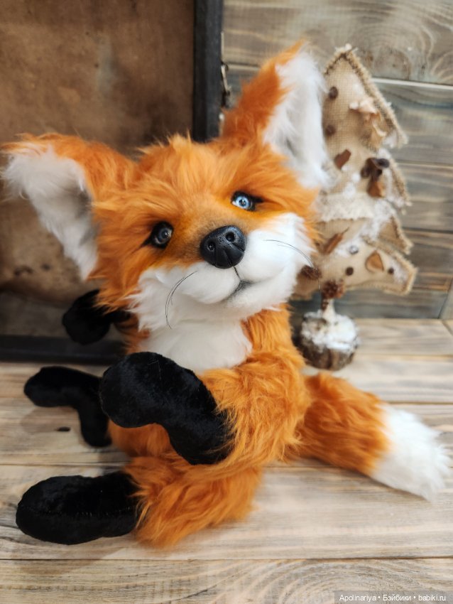 Rolf-ручной лис — Авторские мишки Тедди и друзья: фото