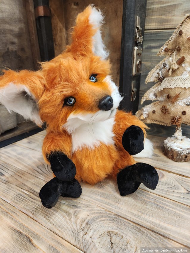 Rolf-ручной лис — Авторские мишки Тедди и друзья: фото (фото 6)