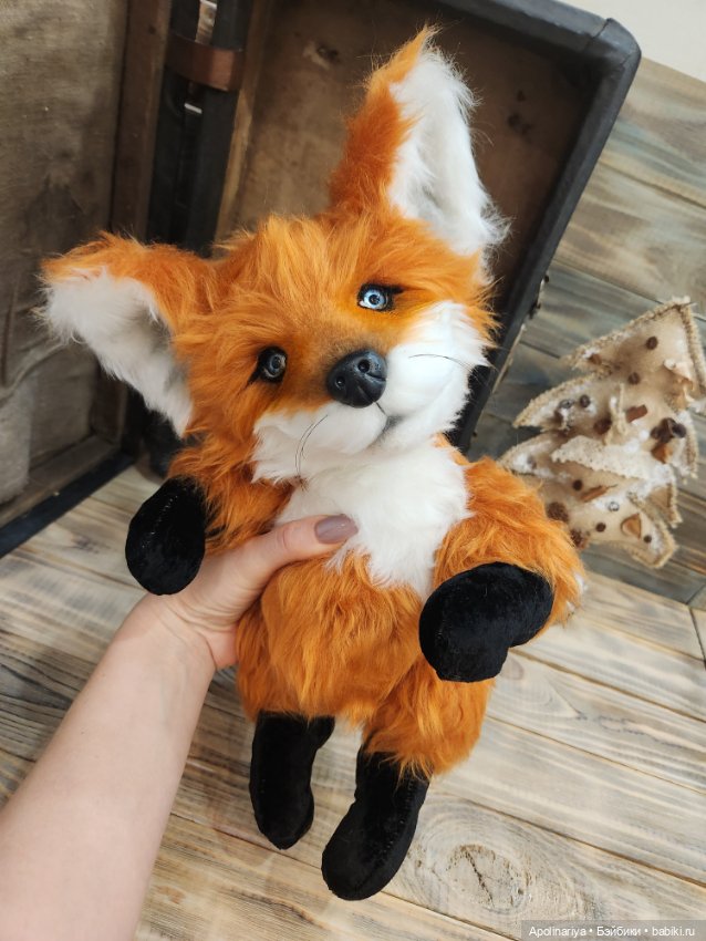 Rolf-ручной лис — Авторские мишки Тедди и друзья: фото