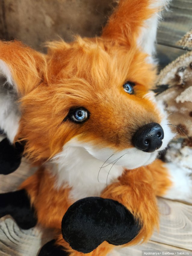 Rolf-ручной лис — Авторские мишки Тедди и друзья: фото