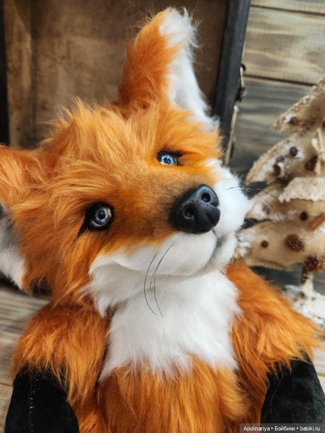 Rolf-ручной лис — Авторские мишки Тедди и друзья: фото