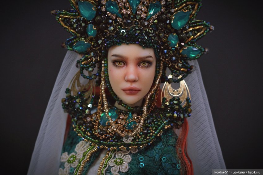 Царевна Лягушка — Авторские шарнирные куклы своими руками: лепка (фото 2)