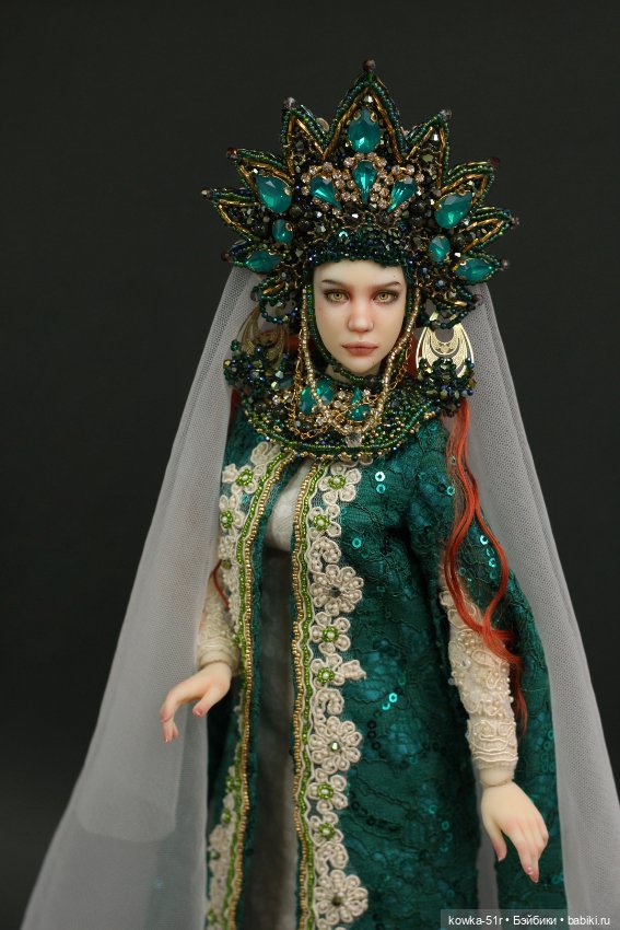 Царевна Лягушка — Авторские шарнирные куклы своими руками: лепка (фото 6)
