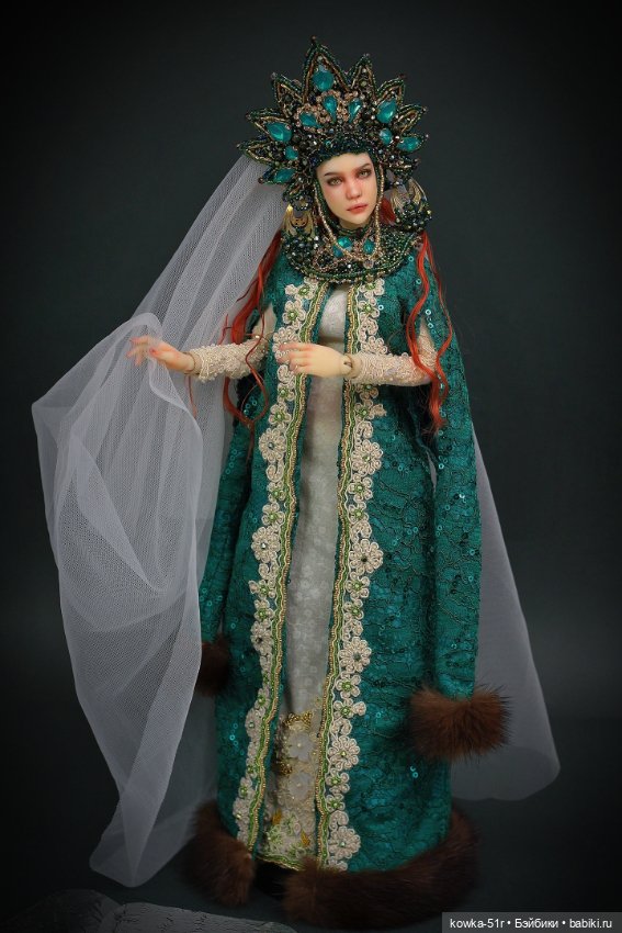 Царевна Лягушка — Авторские шарнирные куклы своими руками: лепка