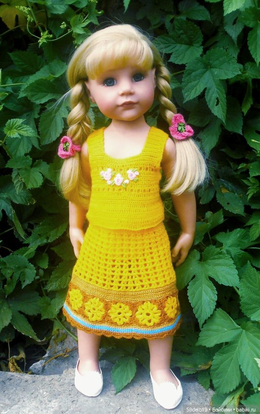 Семейный кукольный альбом: одежда для готц крючком (фото 4)