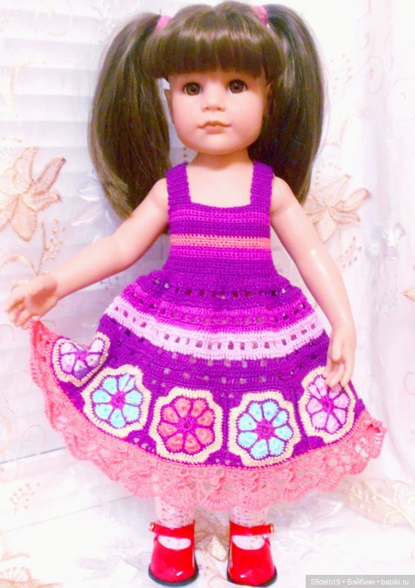 Семейный кукольный альбом: одежда для готц крючком