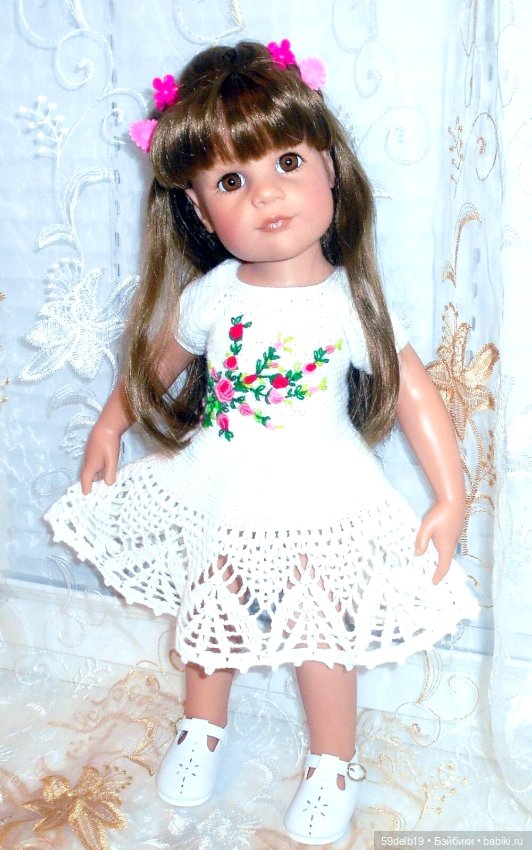 Семейный кукольный альбом: одежда для готц крючком (фото 8)