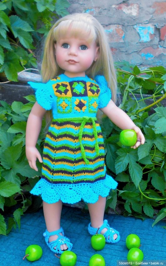 Семейный кукольный альбом: одежда для готц крючком