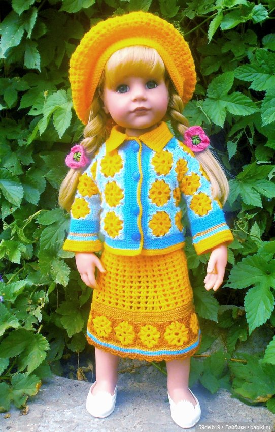 Семейный кукольный альбом: одежда для готц крючком (фото 5)