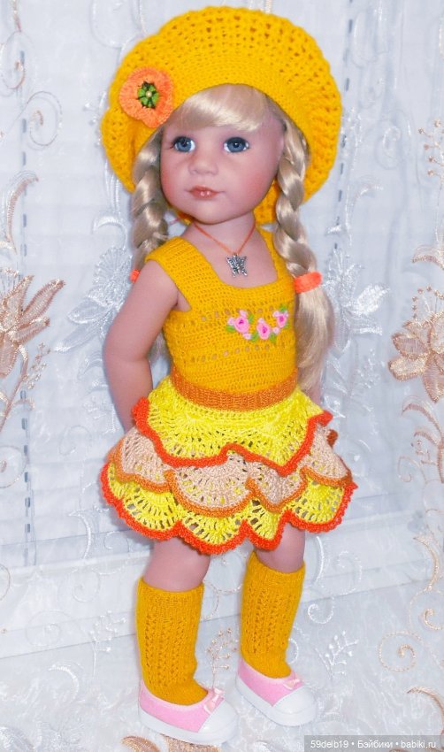 Семейный кукольный альбом: одежда для готц крючком