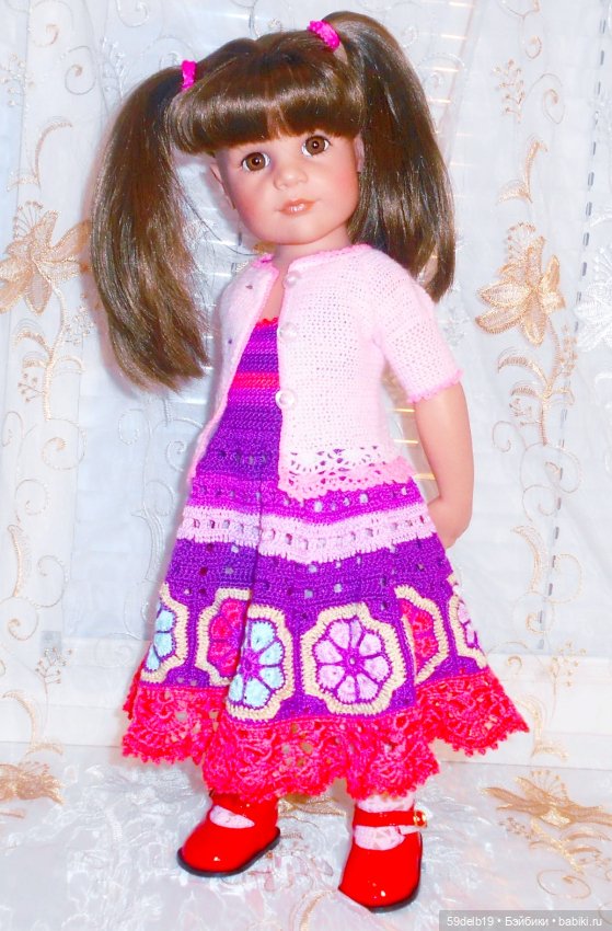 Семейный кукольный альбом: одежда для готц крючком