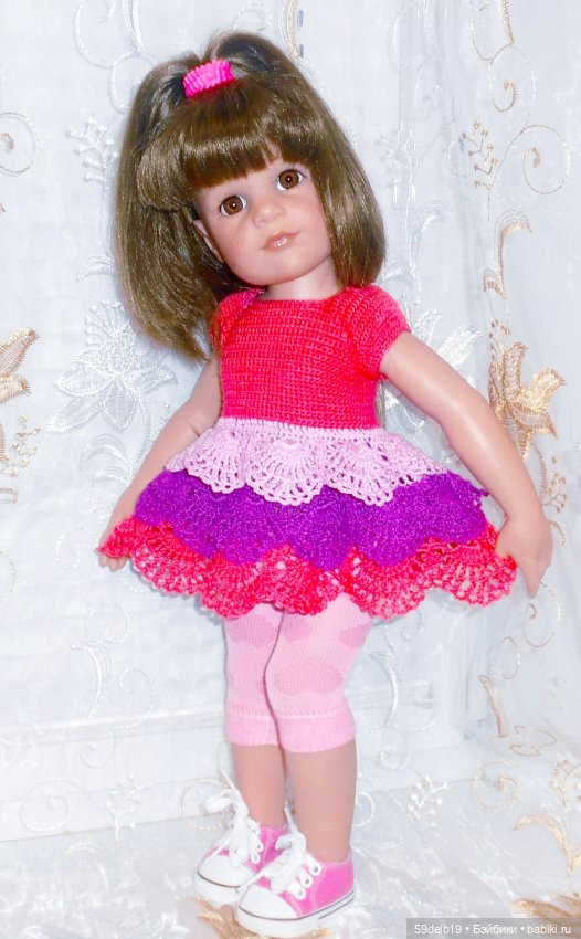 Семейный кукольный альбом: одежда для готц крючком