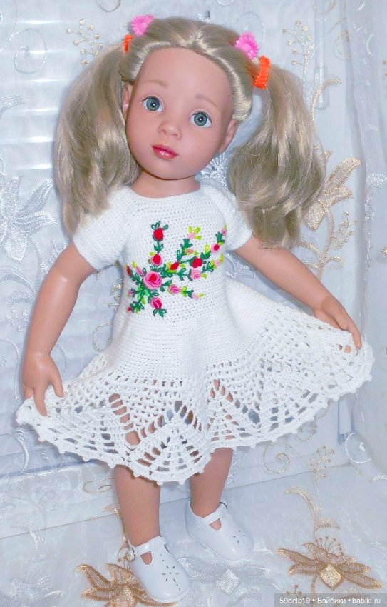 Семейный кукольный альбом: одежда для готц крючком (фото 7)