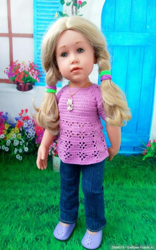 Семейный кукольный альбом: одежда для готц крючком (фото 3)