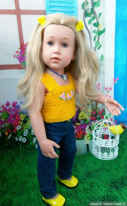 Семейный кукольный альбом: одежда для готц крючком (фото 6)