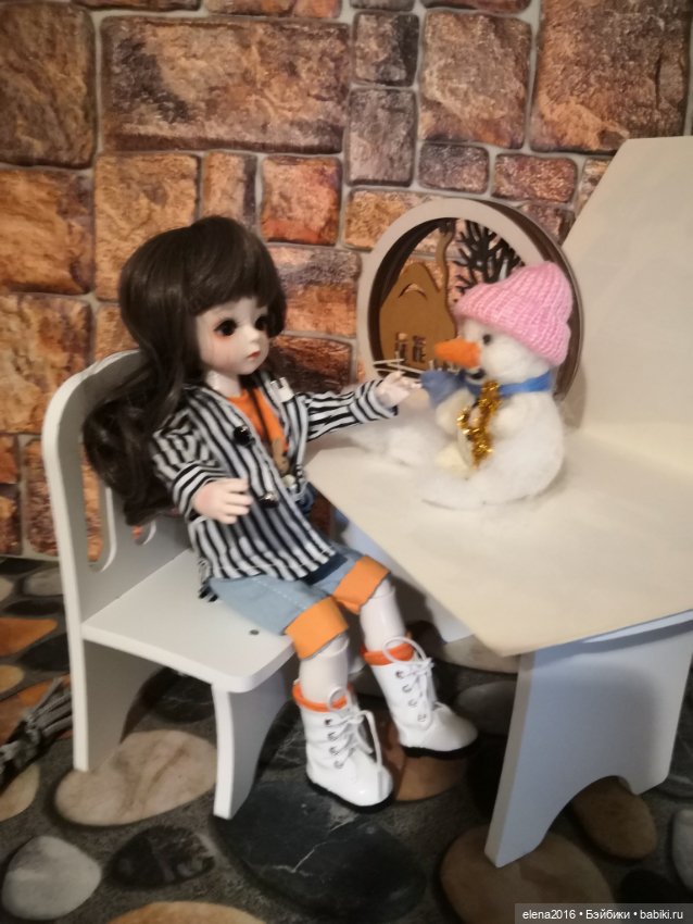 Снеговичок — Аксессуары для кукол своими руками: идеи (фото 2)