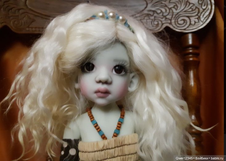 Талисса -Эльф от Kaye Wiggs примеряет парички💕 (фото 2)