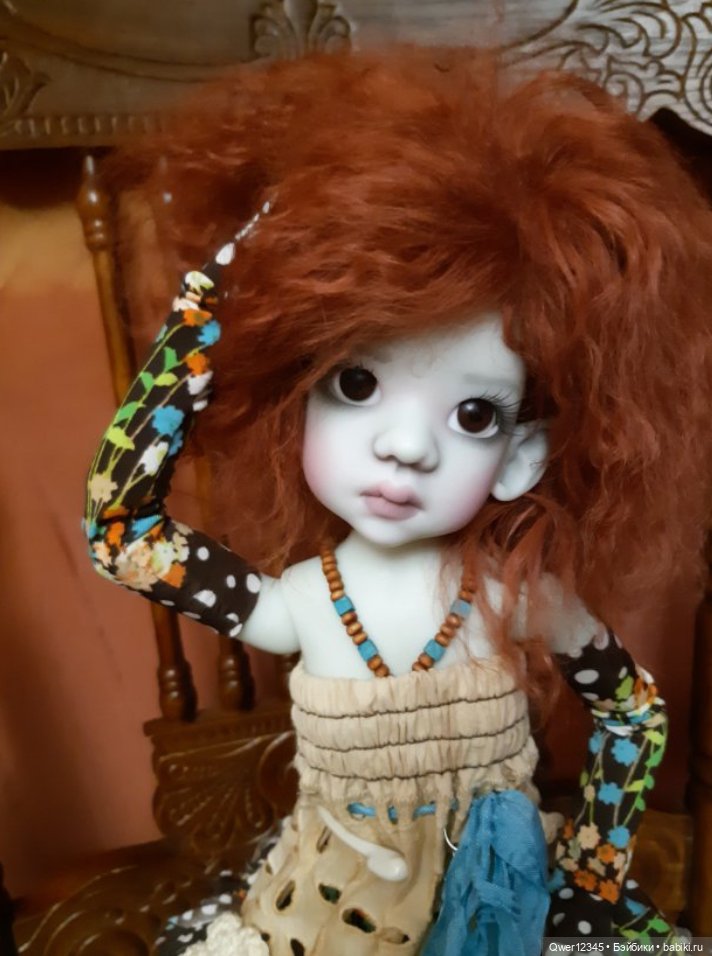 Талисса -Эльф от Kaye Wiggs примеряет парички💕 (фото 6)