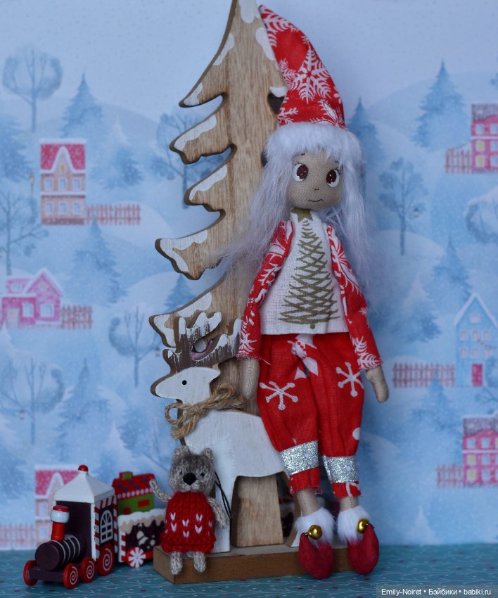 Эльф и котик — Домашние фото авторских игрушек: Тедди (фото 5)