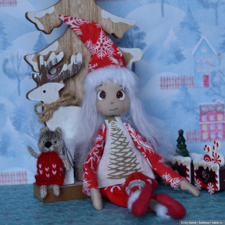 Эльф и котик — Домашние фото авторских игрушек: Тедди (фото 6)