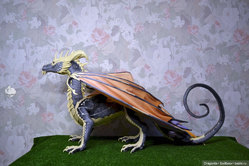 Дракон Ной'Манн — Авторские текстильные куклы: Вальдорфские