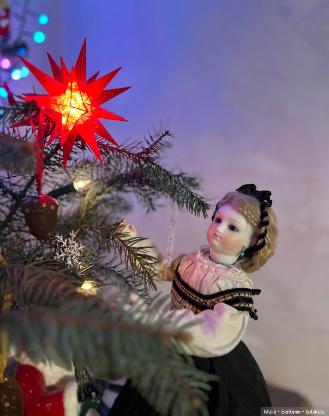 Хрупкая история — Антикварные игрушки и домики: елочные украшения (фото 8)