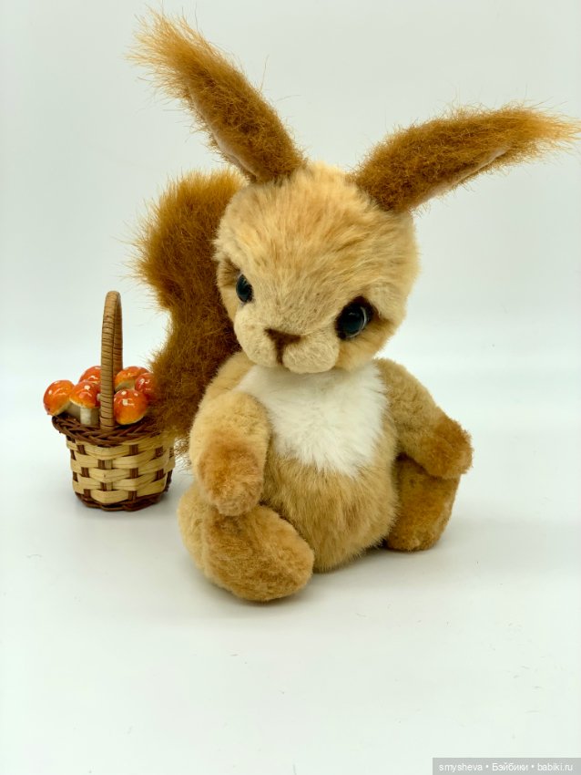Белочка Бэби в технике Тедди (фото 6)