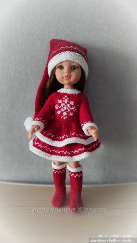 С Новым 2025 годом — Одежда и обувь для кукол своими руками: фото (фото 8)