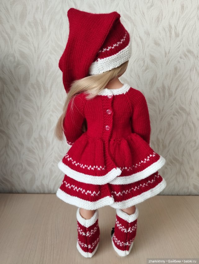 С Новым 2025 годом — Одежда и обувь для кукол своими руками: фото (фото 3)