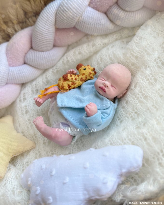 Кукла младенец Самир — Авторские миниатюрные куклы: лепка (фото 2)