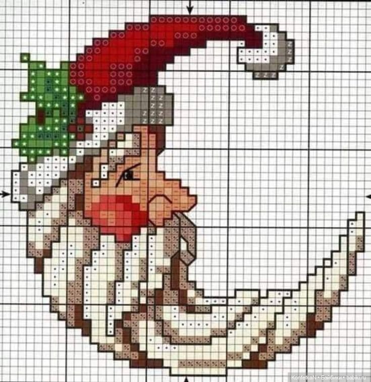 Схемы для вышивки: новогодняя подборка миниатюр и идей