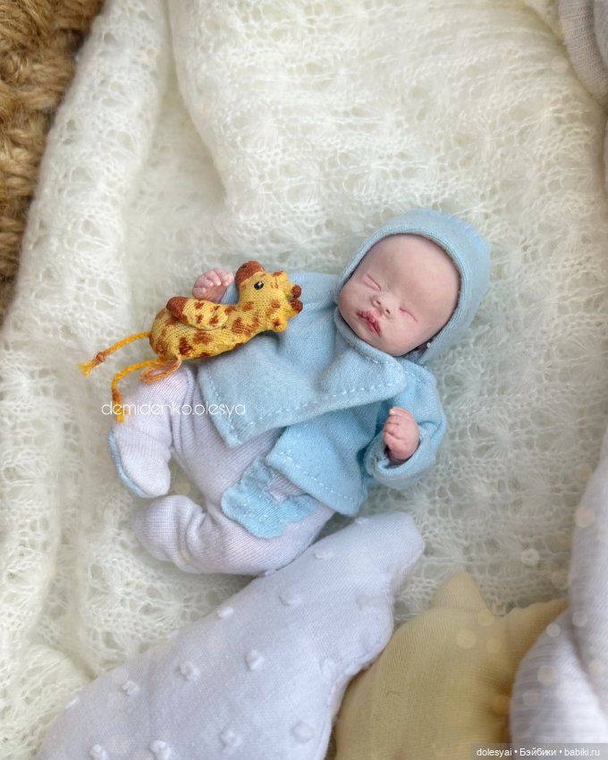 Кукла младенец Самир — Авторские миниатюрные куклы: лепка