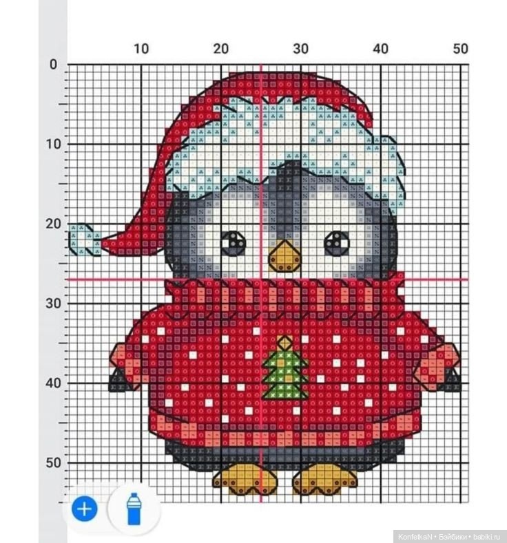Схемы для вышивки: новогодняя подборка миниатюр и идей